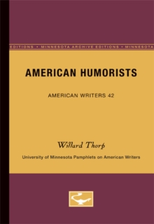 American Humorists - American Writers 42