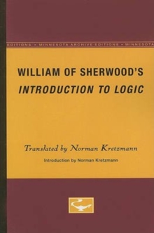William of Sherwood's Introduction to Logic
