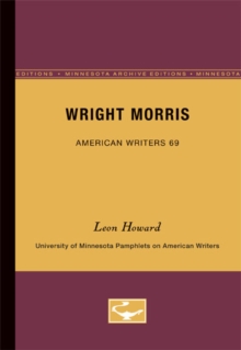 Wright Morris - American Writers 69