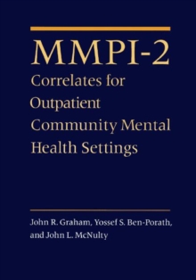 Image for MMPI-2 Correlates for Outpatient Community Mental Health Settings