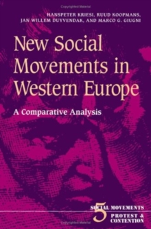 Image for New social movements in Western Europe  : a comparative analysis