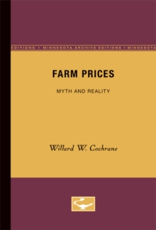 Image for Farm Prices : Myth and Reality