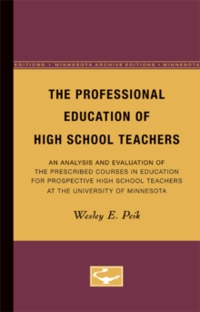 Professional Education of High School Teachers