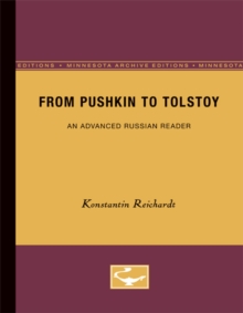 Image for From Pushkin to Tolstoy : An Advanced Russian Reader