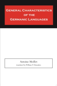 General Characteristics of the Germanic Languages