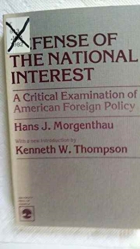 In Defense of the National Interest