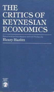 Image for Critics of Keynesian Economics