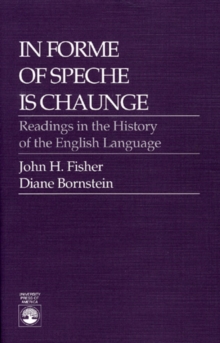 In Forme of Speche is Chaunge