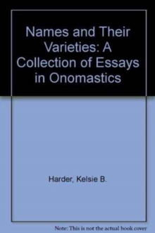 Names and Their Varieties