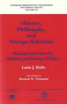 Image for History, Philosophy, and Foreign Relations