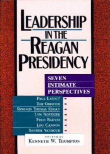 Image for Leadership in the Reagan Presidency
