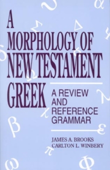 Morphology of New Testament Greek