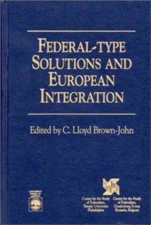 Image for Federal-Type Solutions and European Integration
