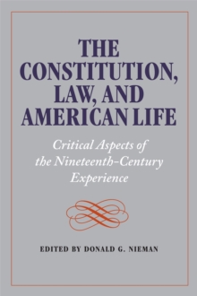 Image for The Constitution, Law, and American Life