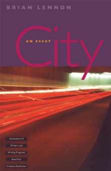 Image for City : An Essay