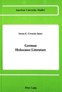 Image for German Holocaust Literature