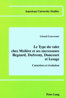 Image for Le Type du Valet Chez Moliere et Ses Successeurs