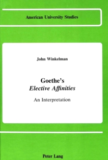 Image for Goethe's Elective Affinities