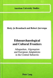 Image for Ethnoarchaeological and Cultural Frontiers