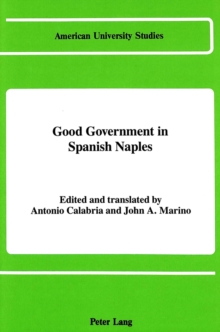 Image for Good Government in Spanish Naples