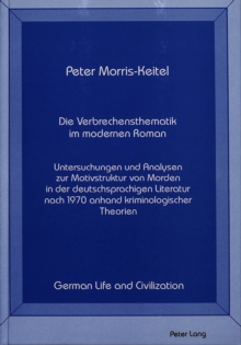Die Verbrechensthematik im Modernen Roman
