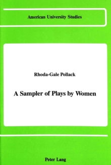 Image for A Sampler of Plays by Women