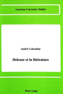 Image for Deleuze et la Litterature