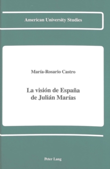 Image for La Vision de Espana de Julian Marias