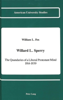 Image for Willard L. Sperry