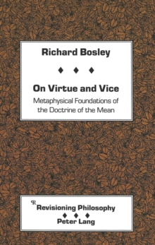 Image for On Virtue and Vice
