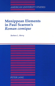 Image for Menippean Elements in Paul Scarron's Roman Comique