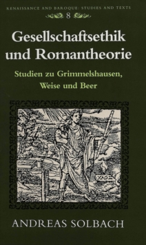 Gesellschaftsethik Und Romantheorie