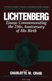Image for Lichtenberg : Essays Commemorating the 250th Anniversary of His Birth