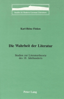 Image for Die Wahrheit Der Literatur