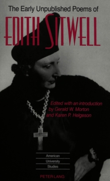 Image for The Early Unpublished Poems of Edith Sitwell