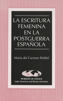 Image for Escritura Femenina en la Postguerra Espaanola