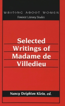 Image for Selected Writings of Madame De Villedieu