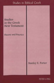 Image for Studies in the Greek New Testament