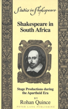 Image for Shakespeare in South Africa