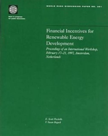 Financial Incentives for Renewable Energy Development
