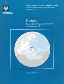 Image for Hungary : Foreign Trade Issues in the Context of Accession to the EU