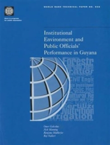 Image for Institutional Environment and Public Officials' Performance in Guyana