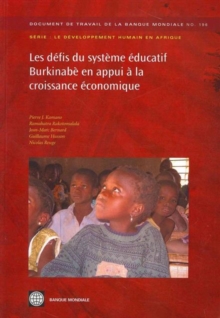 Image for Les defis du systeme educatif Burkinabe en appui a la croissance economique