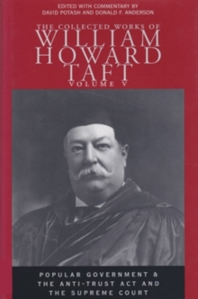 Image for Collected Works of William Howard Taft, Volume V