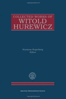 Image for Collected Works of Witold Hurewicz