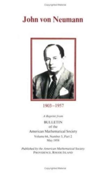 John Von Neumann, 1903-1957