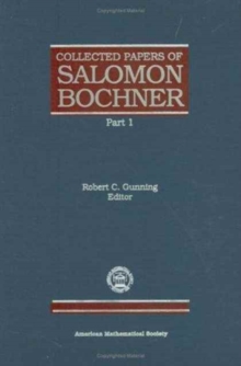 Collected Papers of Salomon Bochner Part 2