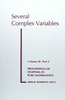 Several Complex Variables, Part 2