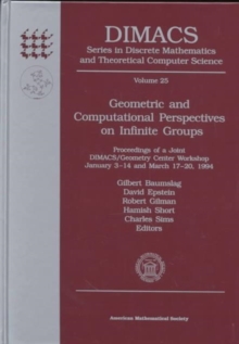 Image for Geometric and Computational Perspectives on Infinite Groups