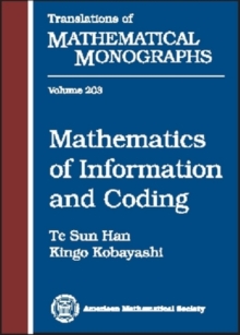 Image for Mathematics of Information and Coding